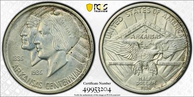 1936-S 50C Arkansas N1