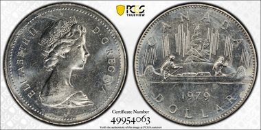 1979 $1 Voyageur MS63