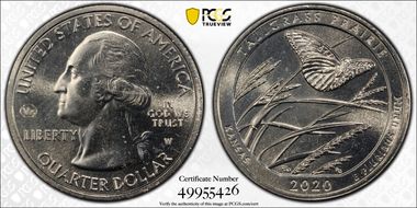 2020-W 25C Tallgrass Prairie NP V75 MS65