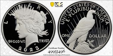 2023-S $1 Peace Dollar PR69DCAM