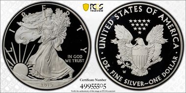 2010-W $1 Silver Eagle PR69DCAM