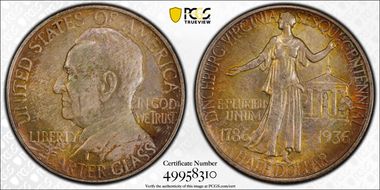 1936 50C Lynchburg MS65
