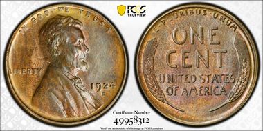 1924-D 1C MS63RB