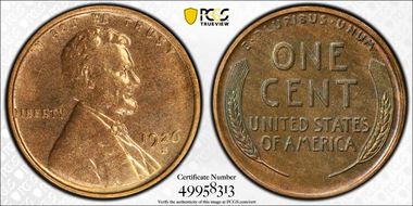 1926-S 1C MS63RB