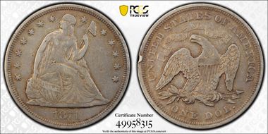 1871 $1 OC-10 N1