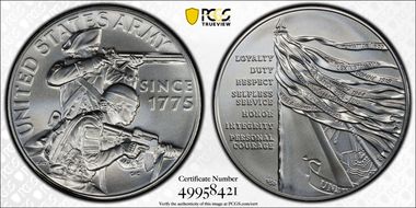 (2024-P) Medal U.S. Army Matte 1 oz Ag First Strike MS70