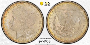 1885 $1 MS63