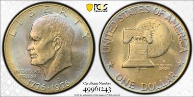 1976-D $1 Type 2 MS64