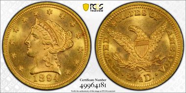 1894 $2.50 MS66