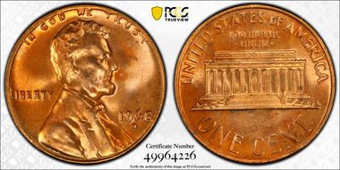 1968-D 1C DDR, FS-801 MS65RD