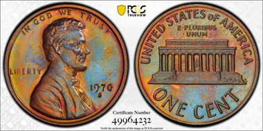 1970-S 1C Small Date PR65BN