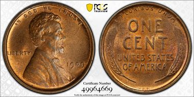 1909 VDB 1C MS64RB