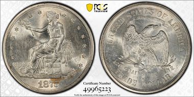 1875-S T$1 MS61
