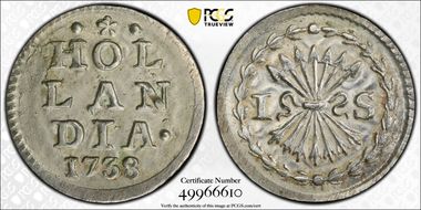 1738 Stuiver KM-91 Ag MS64