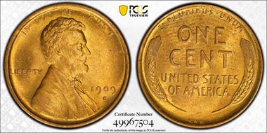 1909-S VDB 1C MS64RD