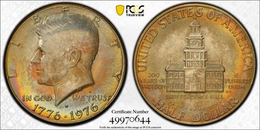 1976-D 50C Clad MS66