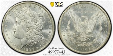 1887-O $1 MS63