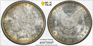1886 $1 MS63