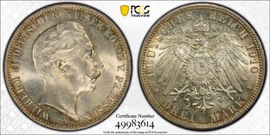 1910-A 3 Mk J-103 MS63