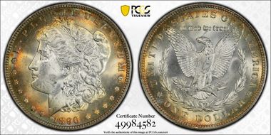 1896 $1 MS66