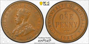 1925 1D KM-23 AU50BN