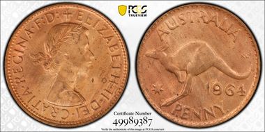 1964 Y. (p) 1D MS64RB