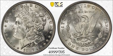 1887 $1 MS64
