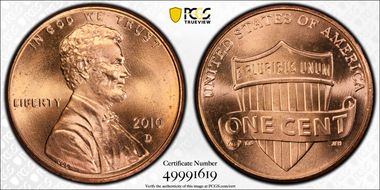 2010-D 1C Shield MS66RD