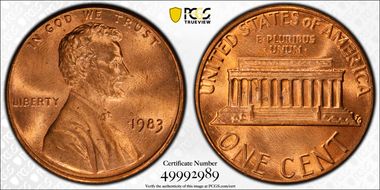 1983 1C MS67RD
