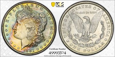 1881-O $1 MS62