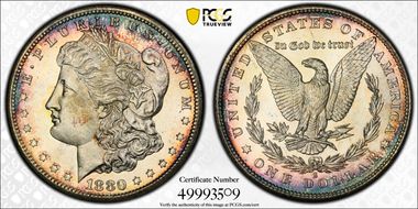 1880-S $1 MS64