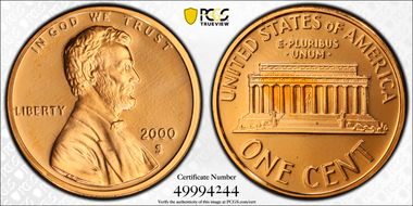 2000-S 1C PR68CAM