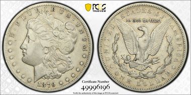 1879-CC $1 VAM 3, Capped Die N1