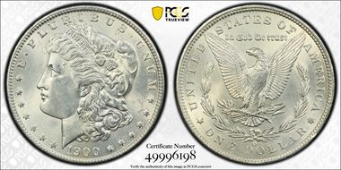 1900-O/CC $1 VAM 11, Overmintmark N1