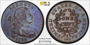 1798 1C S-173 MS63BN