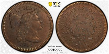 1795 1C S-78, Plain Edge MS64BN