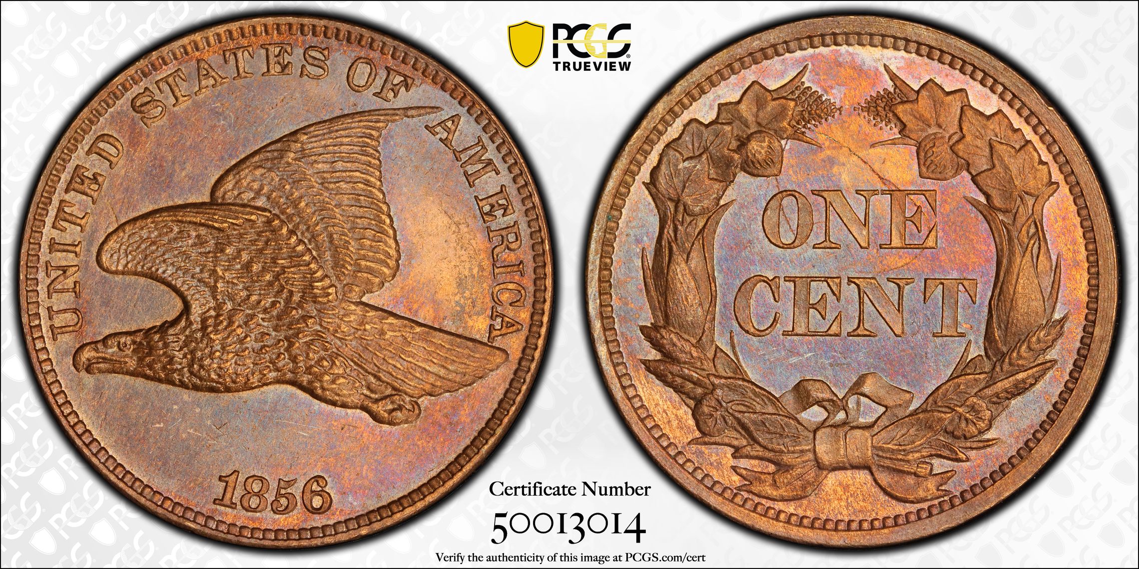 PCGS Certificate Verification Coin Details for Cert #50013014