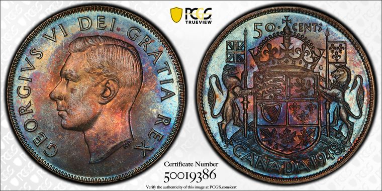 Cert 50019386 - Coin Image