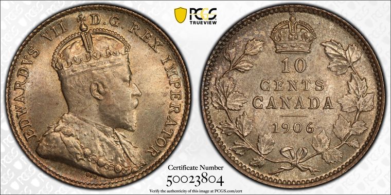 Cert 50023804 - Coin Image