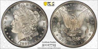 1883-S $1 MS64