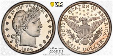 1896 50C PR66CAM