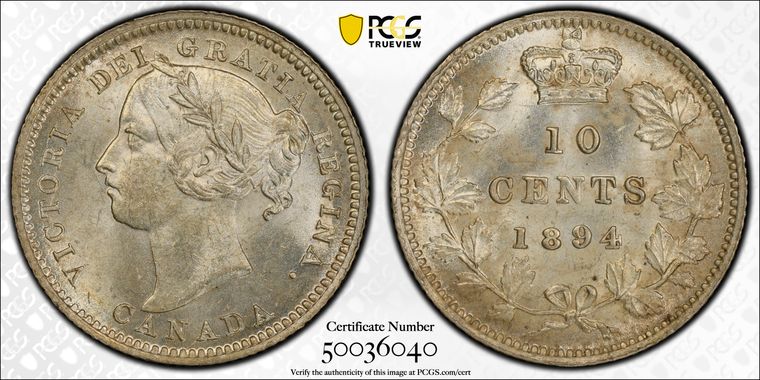 Cert 50036040 - Coin Image