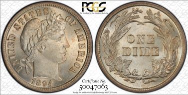 1894 10C MS66+