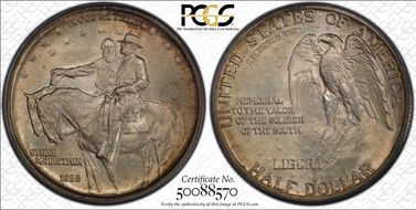 1925 50C Stone Mountain MS67