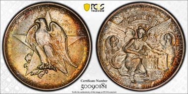 1934 50C Texas MS66+