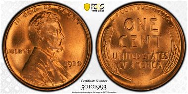 1930 1C MS67+ RD