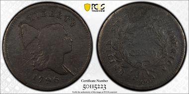 1796 1/2C C-2 With Pole VG8BN