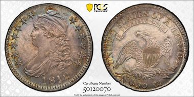 1812 50C O-105a MS63