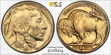 1937-D 5C MS67