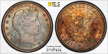 1906-D 50C MS67